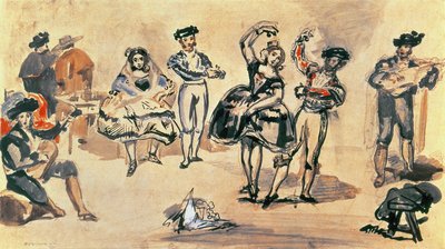Spanish Dancers by Édouard Manet